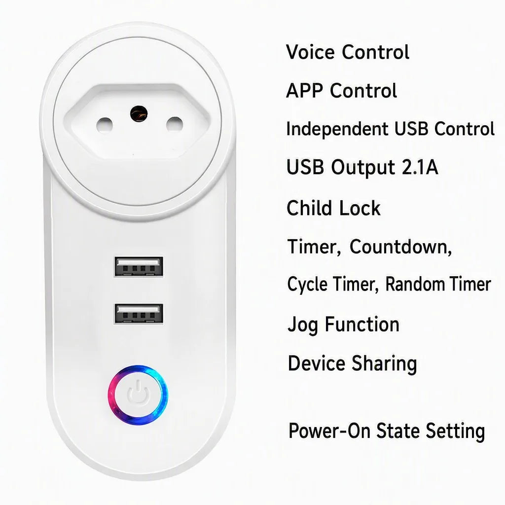 WiFi Smart Plug with USB