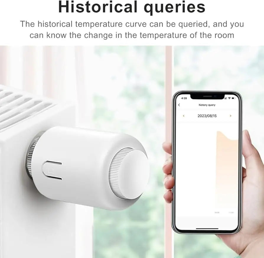 Tuya Zigbee Smart TRV Radiator Thermostat Valve - Programmable Energy Saver | Factory Direct | Smart Electronics