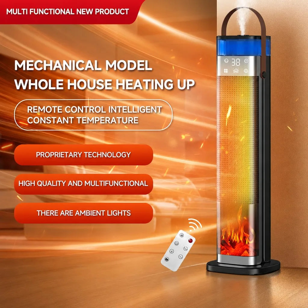 Smart PTC Heater | Voice Control Flame Effect Warmer