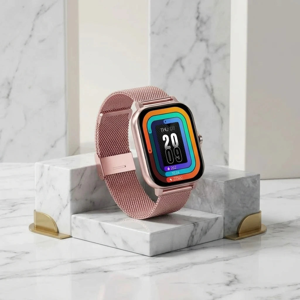 Global Tech Hub AuraPulse Digital Precision Smart Watch