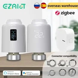 Tuya Zigbee Smart TRV Radiator Thermostat Valve - Programmable Energy Saver | Factory Direct | Smart Electronics