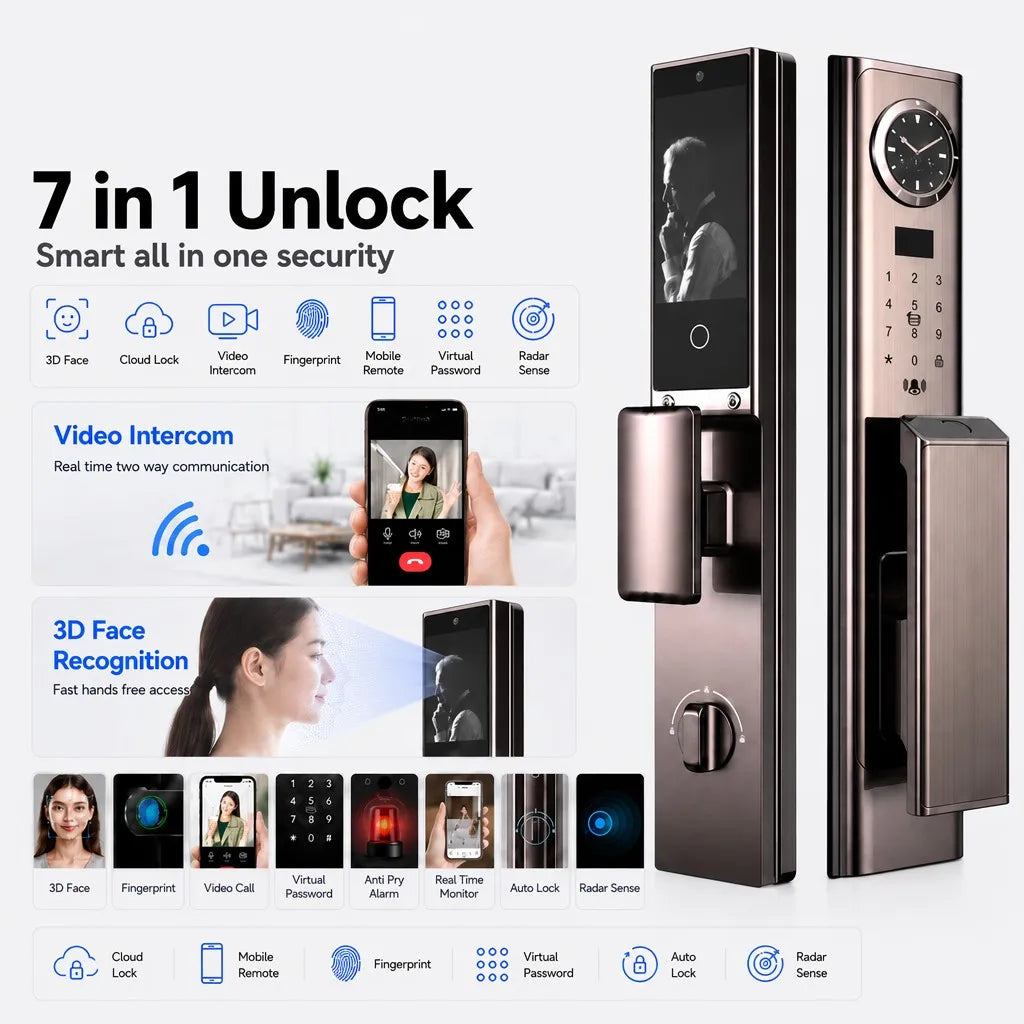 Tuya Fully Automatic Smart Lock (Face/Fingerprint)
