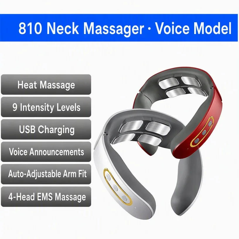 Smart pulse neck massager - product detail view
