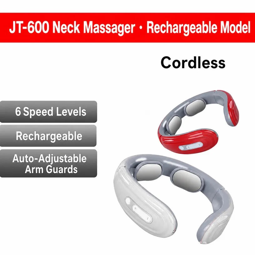 Neck Massager | Smart Pulse Electric Therapy Cervical Care - translated EN image