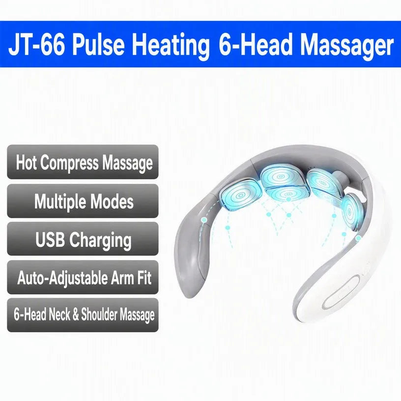 Smart pulse neck massager - alternate angle view