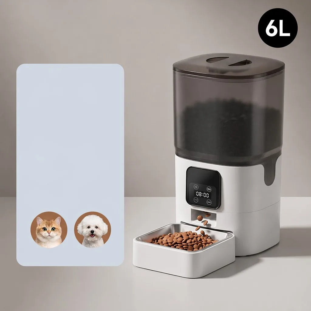 6L WiFi Smart Automatic Pet Feeder - front view