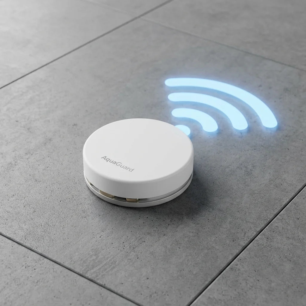 Global Tech Hub Global Tech Hub AquaGuard AI-Precision Water Leakage Sensor