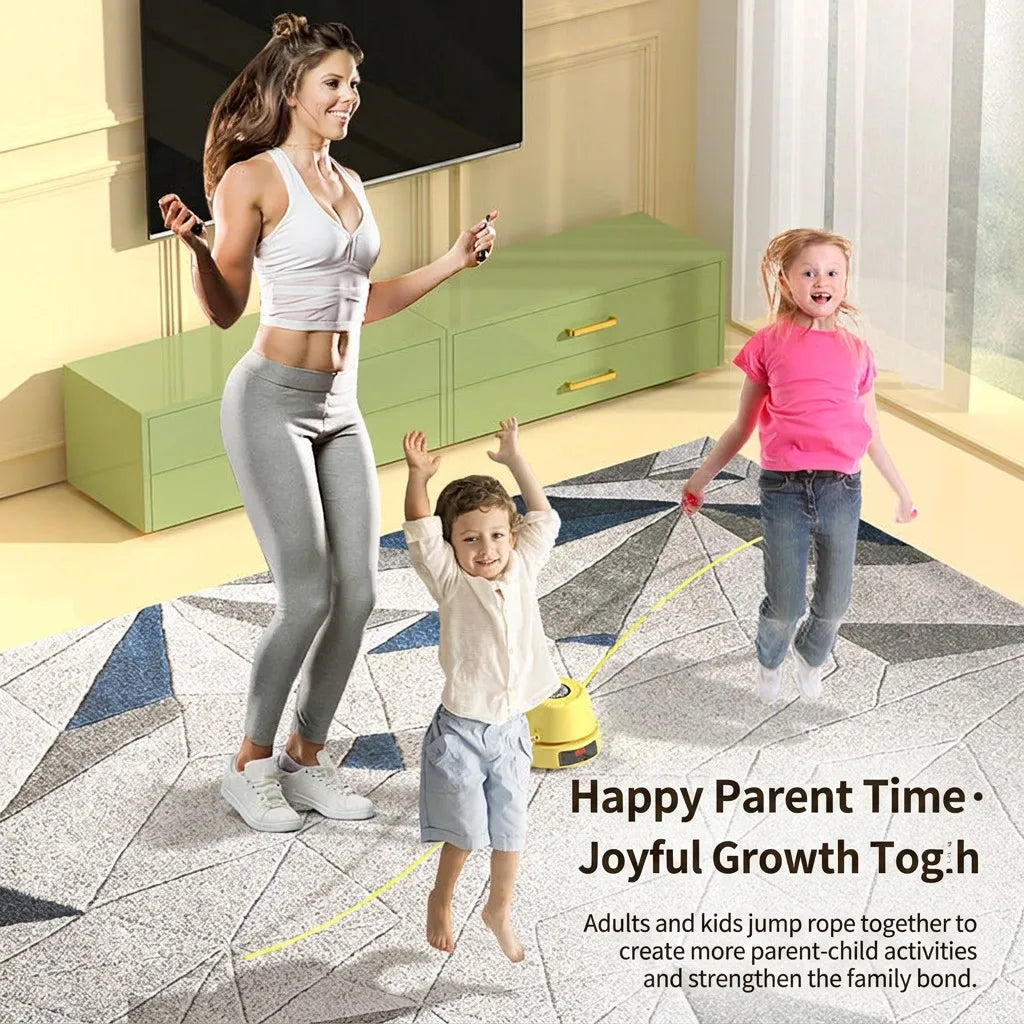 Automatic Smart Jump Rope Machine - parent-child promo EN