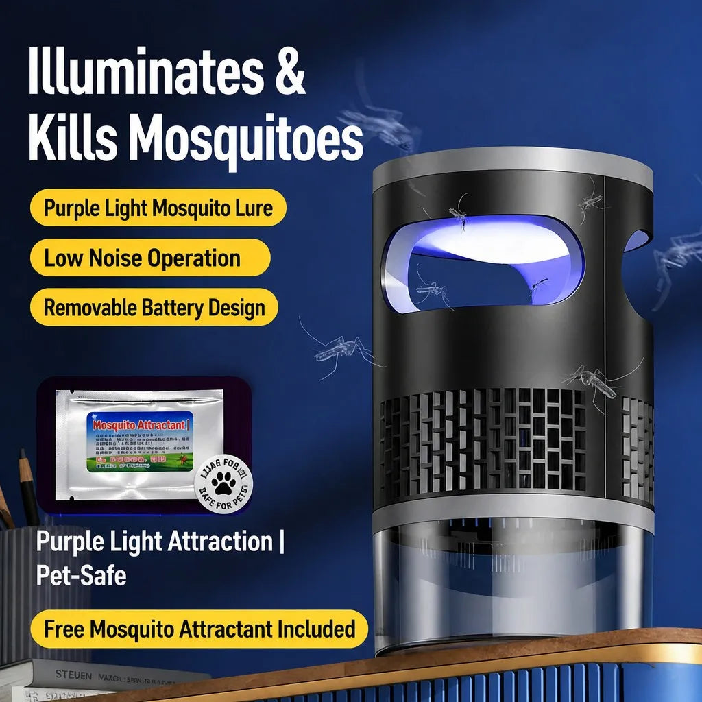 Smart Mosquito Killer Lamp | UV Insect Trap Night Light