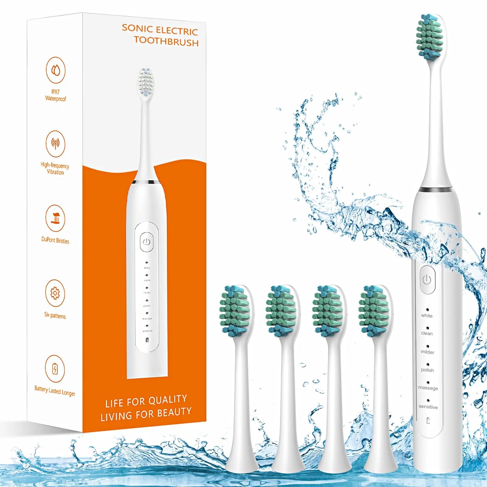Global Tech Hub Global Tech Hub PristineScrub Smart Sensor Electric Brush