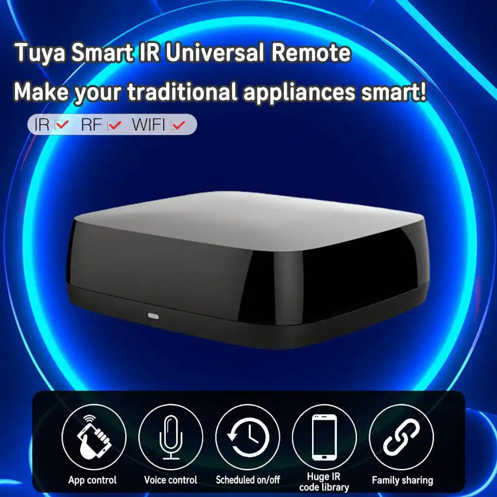 Tuya smart IR universal remote feature highlights