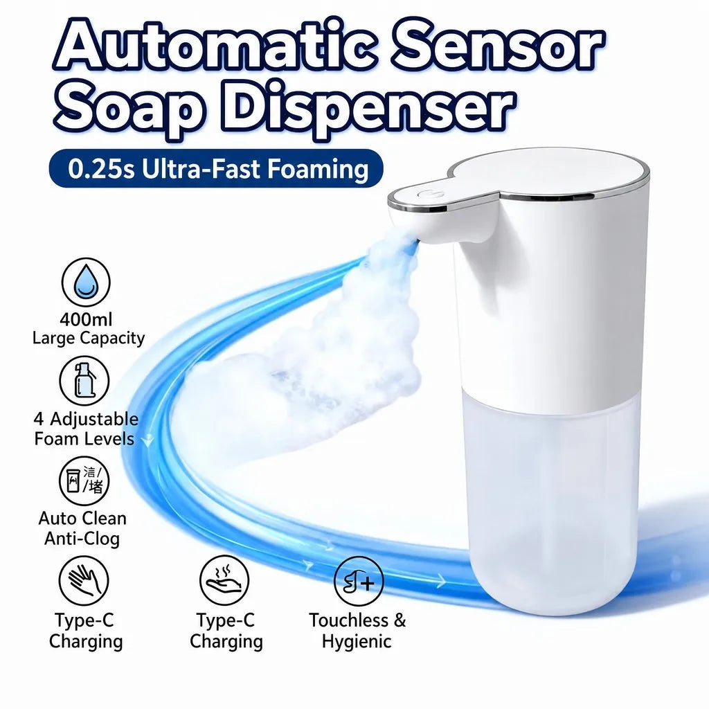 P18S Smart Automatic Touchless Soap Dispenser - front view