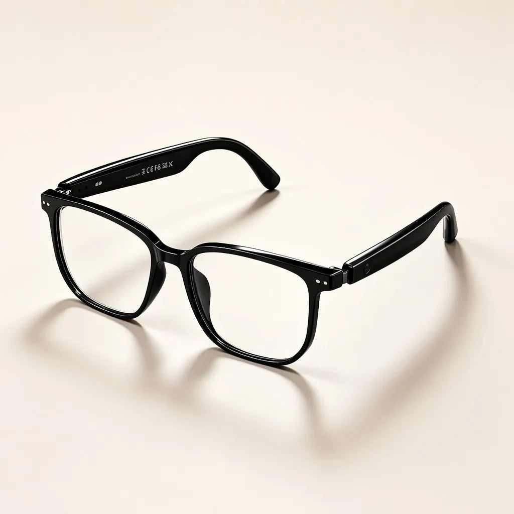 GS07 Pro AI Smart Glasses | Bluetooth Audio Photochromic Lens Voice Control - front view