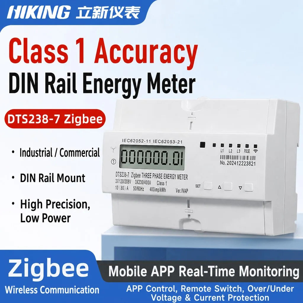Tuya Zigbee Smart Power Meter - front view