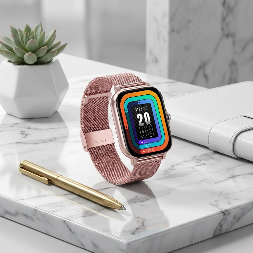 Global Tech Hub AuraPulse Digital Precision Smart Watch