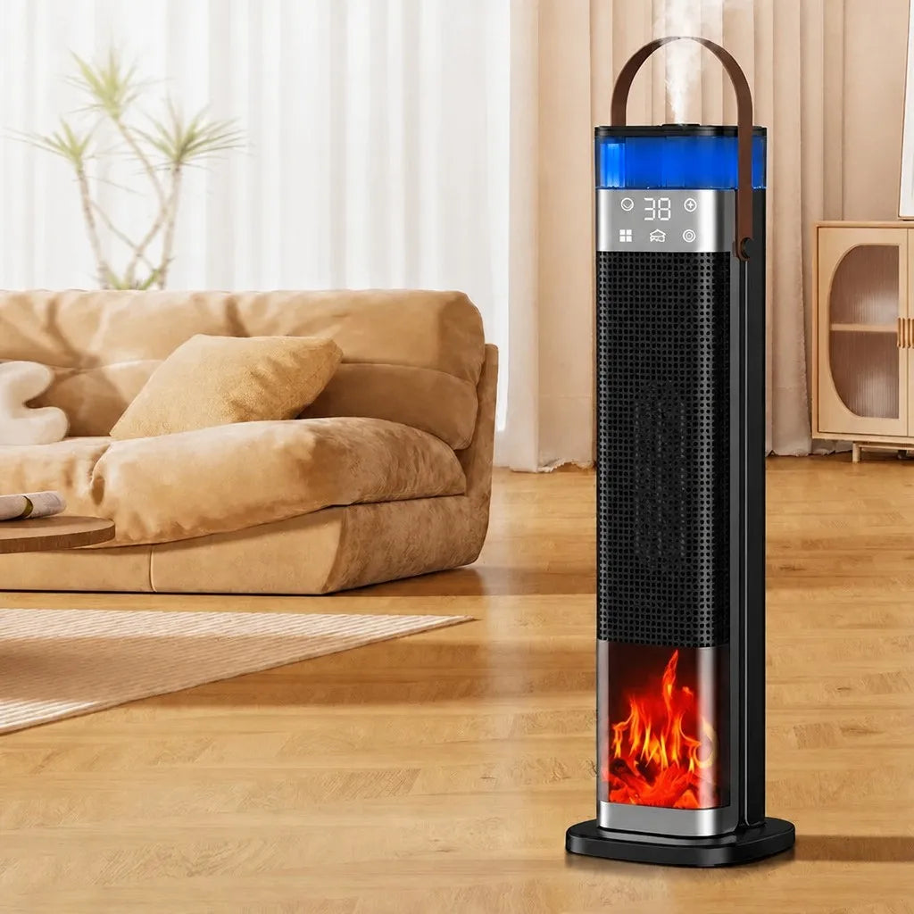 Smart PTC flame effect heater - main product view
