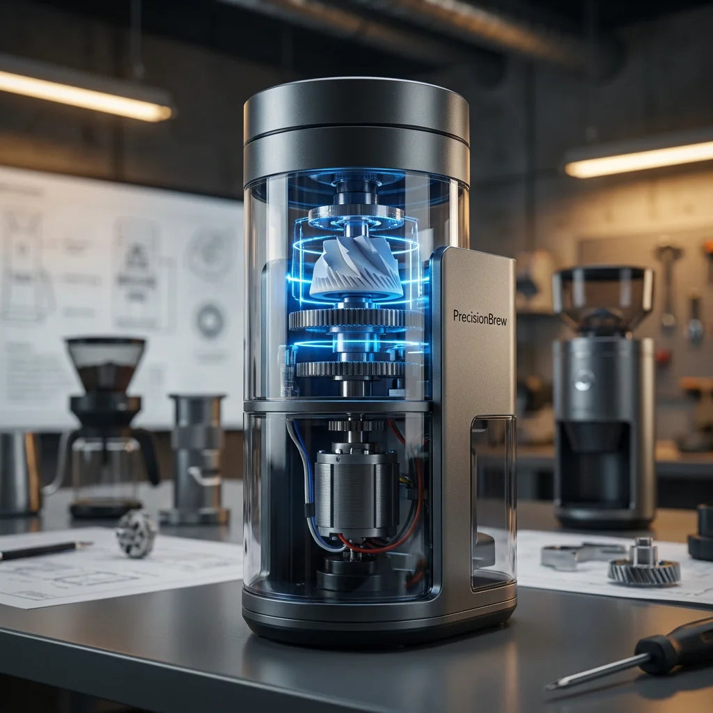 PrecisionBrew | Gravity-Sensing Electric Coffee Grinder (USB-C Rechargeable)