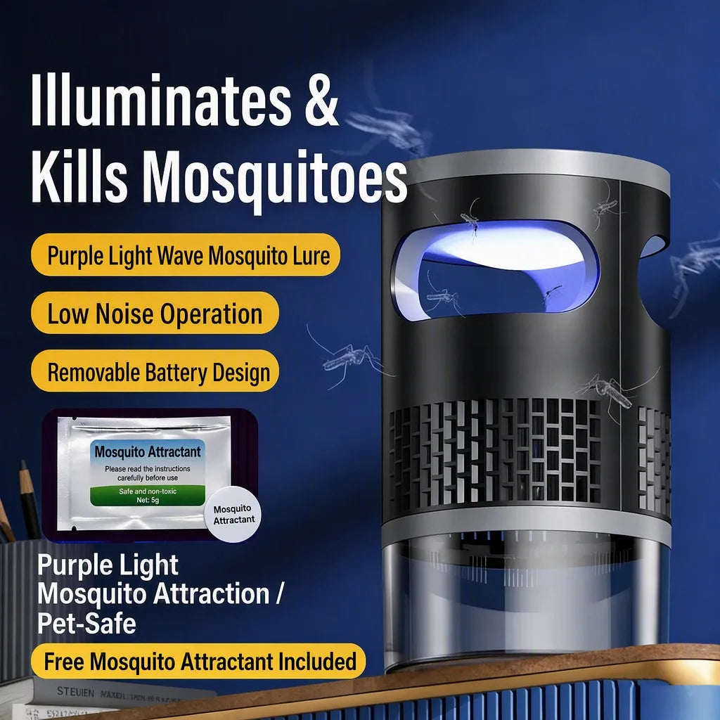 Smart Mosquito Killer Lamp | UV Insect Trap Night Light - front view