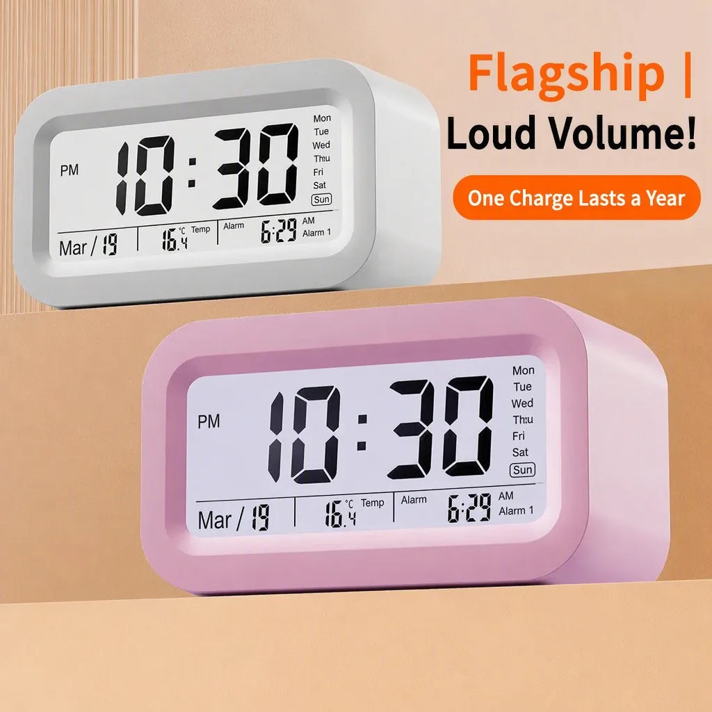 Digital Alarm Clock - front view
