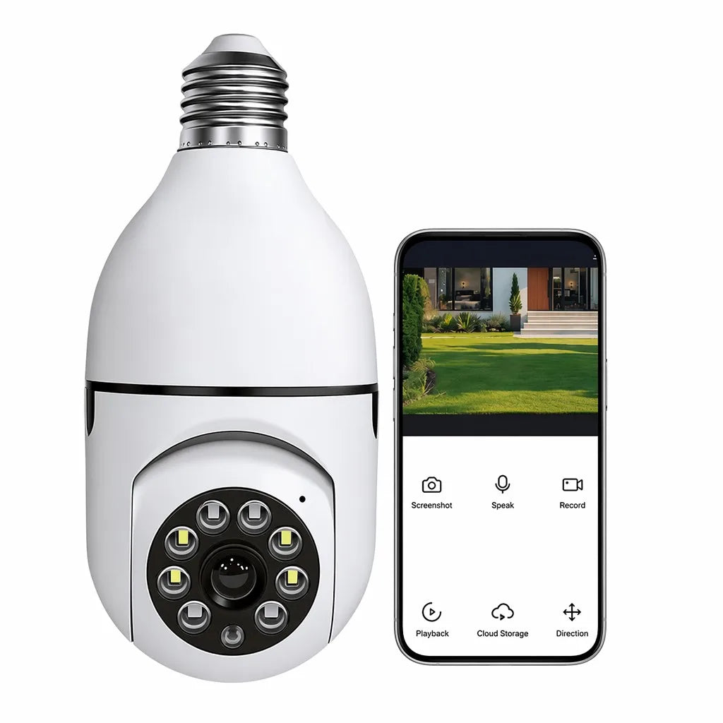 Tuya Smart E27 Bulb Camera (Wireless 360)