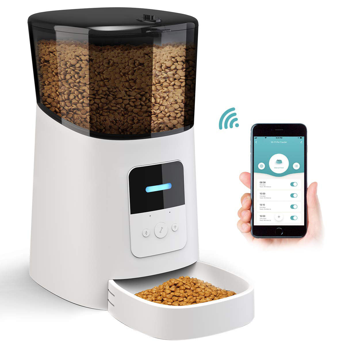 Tuya Smart WiFi Pet Feeder with 1080P HD Camera - 4L/6L | Factory Direct | Smart Electronics