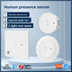 Tuya ZigBee 24G Human Presence Sensor - High-Precision Millimeter Wave Radar for Smart Home & Office | Factory Direct | Smart Electronics