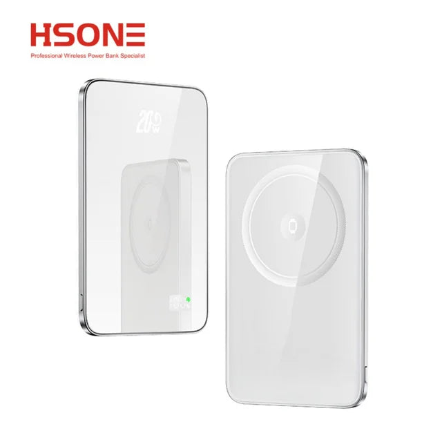 Ultra-Thin Transparent 10000mAh MagSafe Power Bank