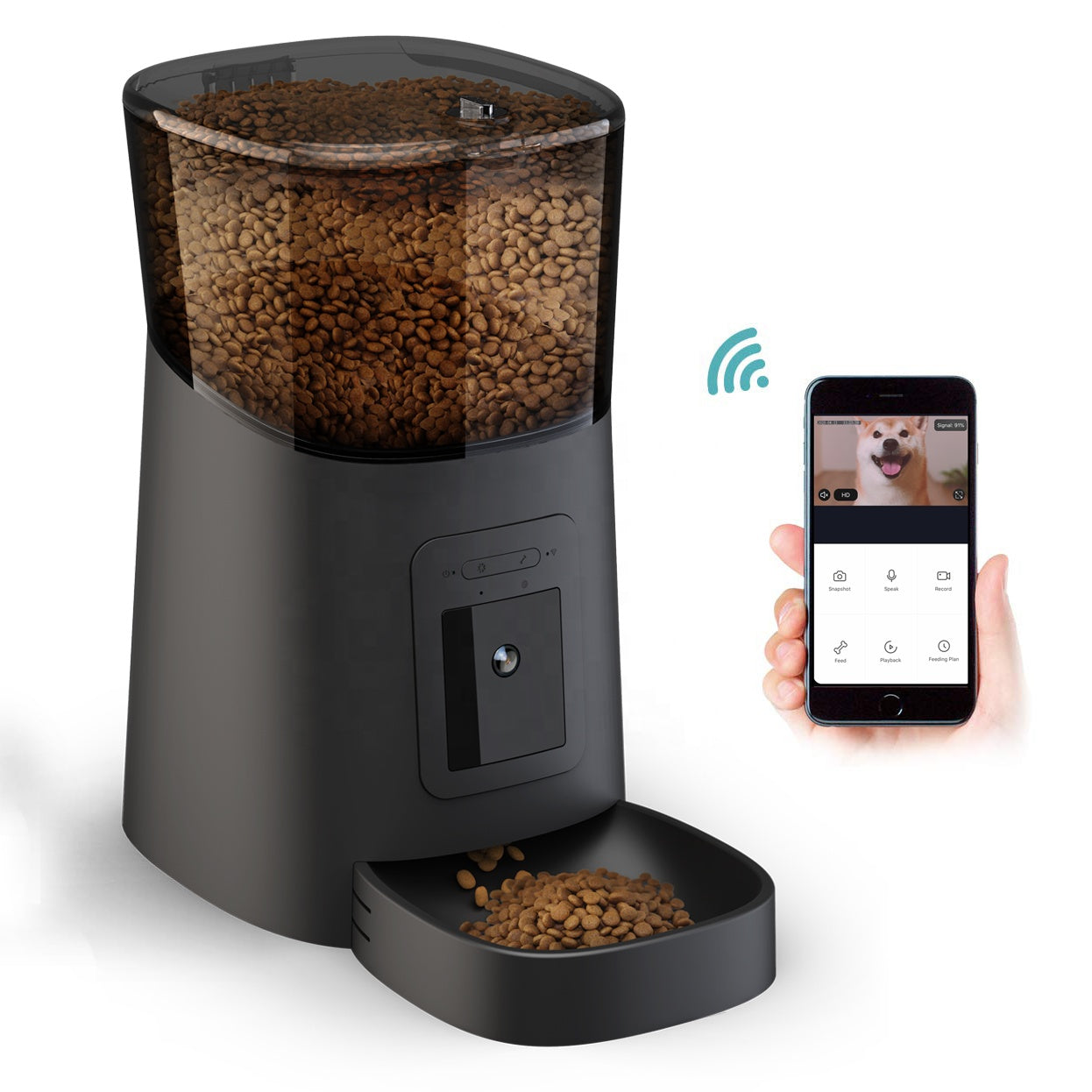 Tuya Smart WiFi Pet Feeder with 1080P HD Camera - 4L/6L | Factory Direct | Smart Electronics
