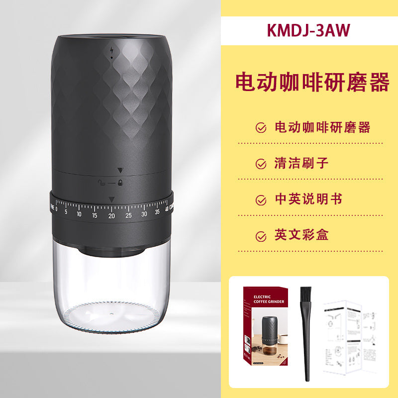 Electric Coffee Grinder | Portable Burr Mill USB Rechargeable