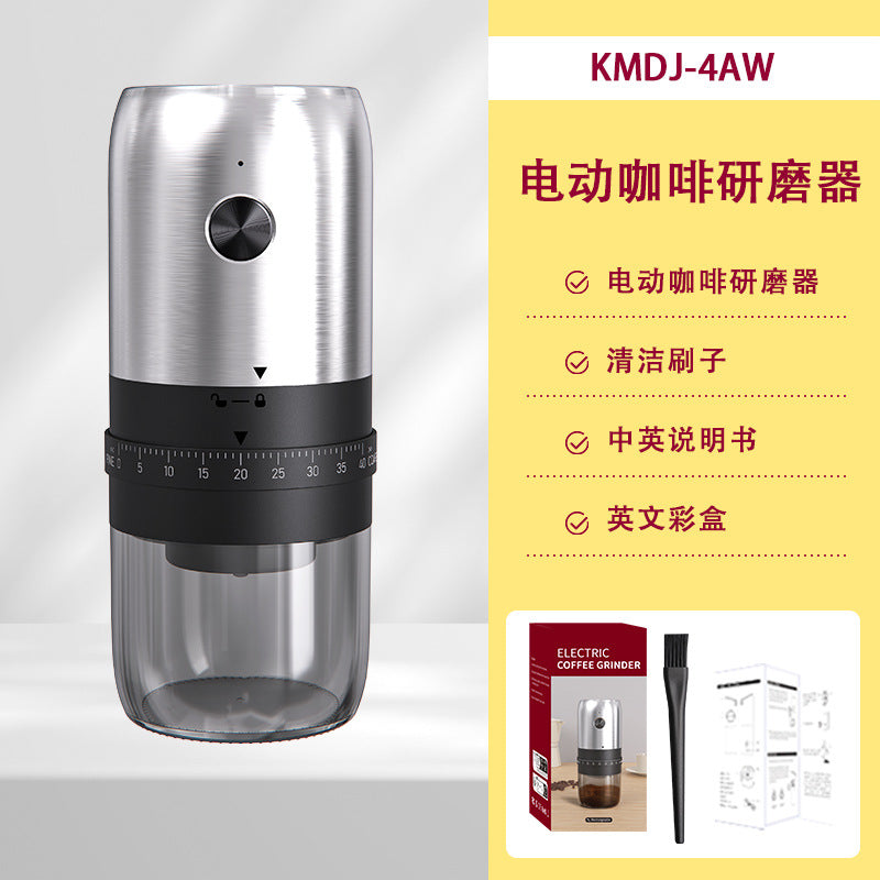 Electric Coffee Grinder | Portable Burr Mill USB Rechargeable