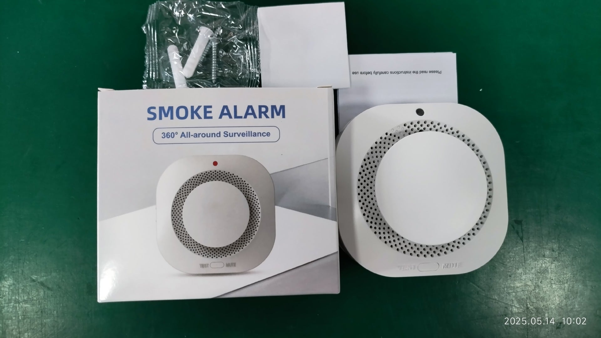 英文出口涂鸦烟感探测器WiFi zigbee家用433MHZ无线烟雾感应器