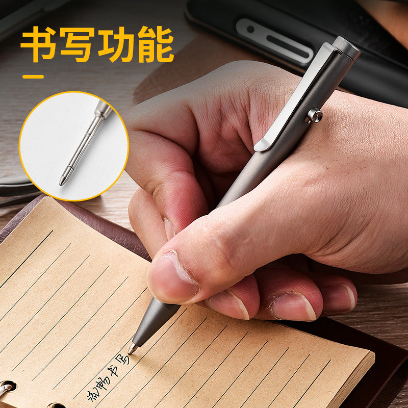 钛合金战术笔 户外防狼神器 便携破窗自卫笔 送替换笔芯跨境批发