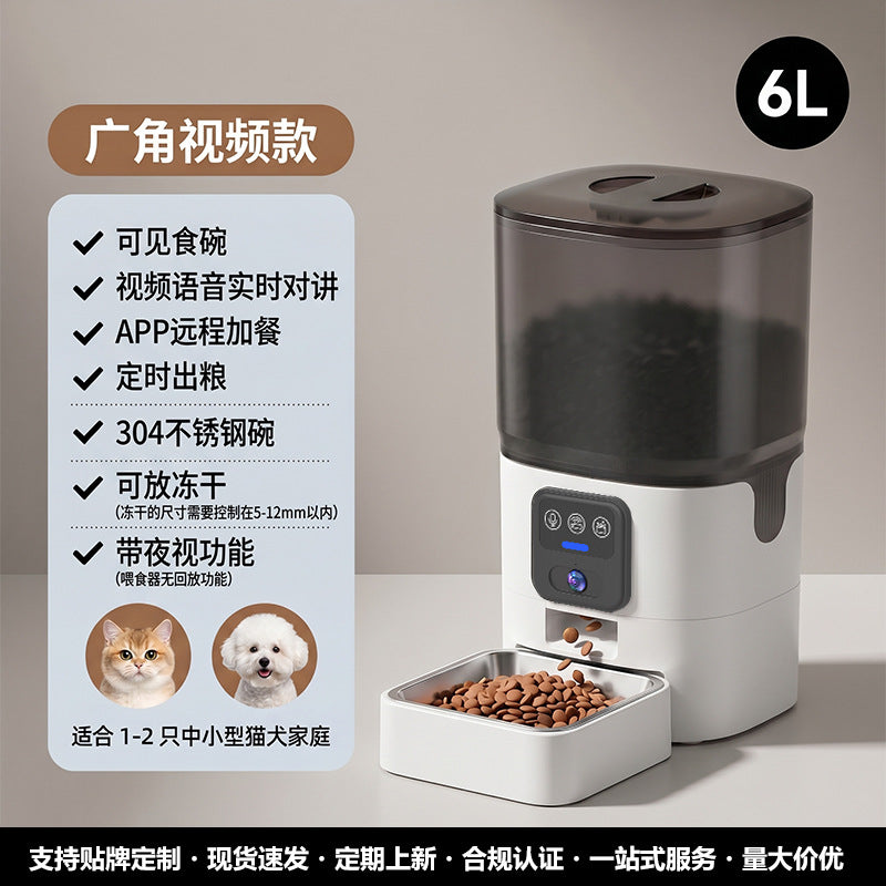 6L WiFi Smart Automatic Pet Feeder
