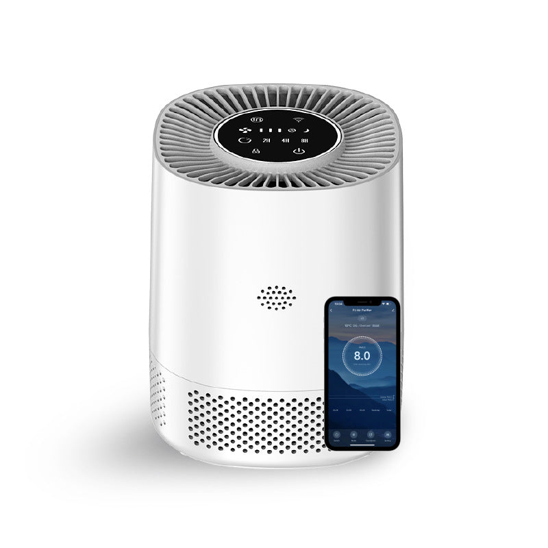 合同跨境新款空气净化器 PJ06家用桌面式触控wifi智能空气净化器
