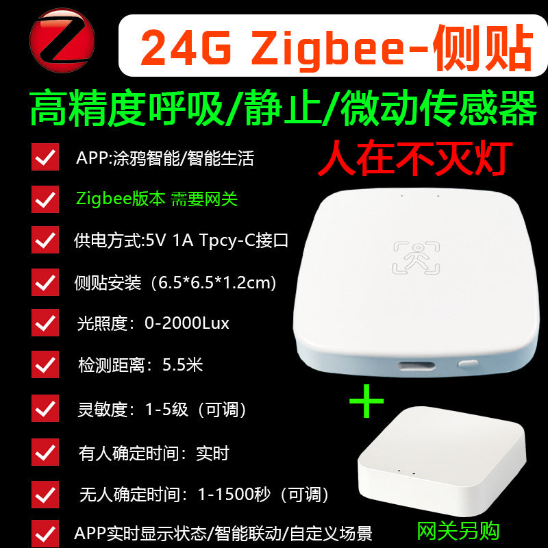 Tuya Zigbee mmWave Presence Sensor