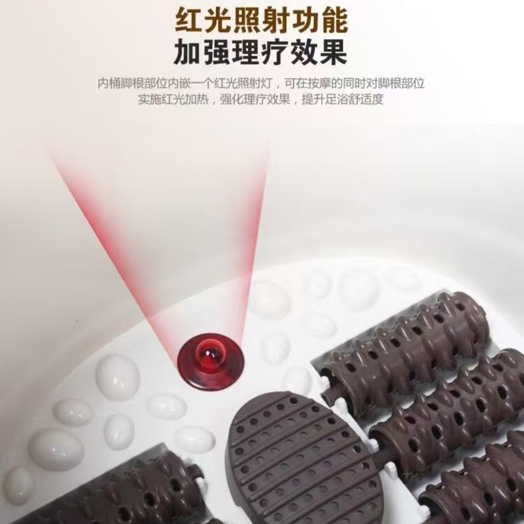 新款足浴盆全自动加热足浴按摩器家用洗脚恒温泡脚桶电动泡脚盆