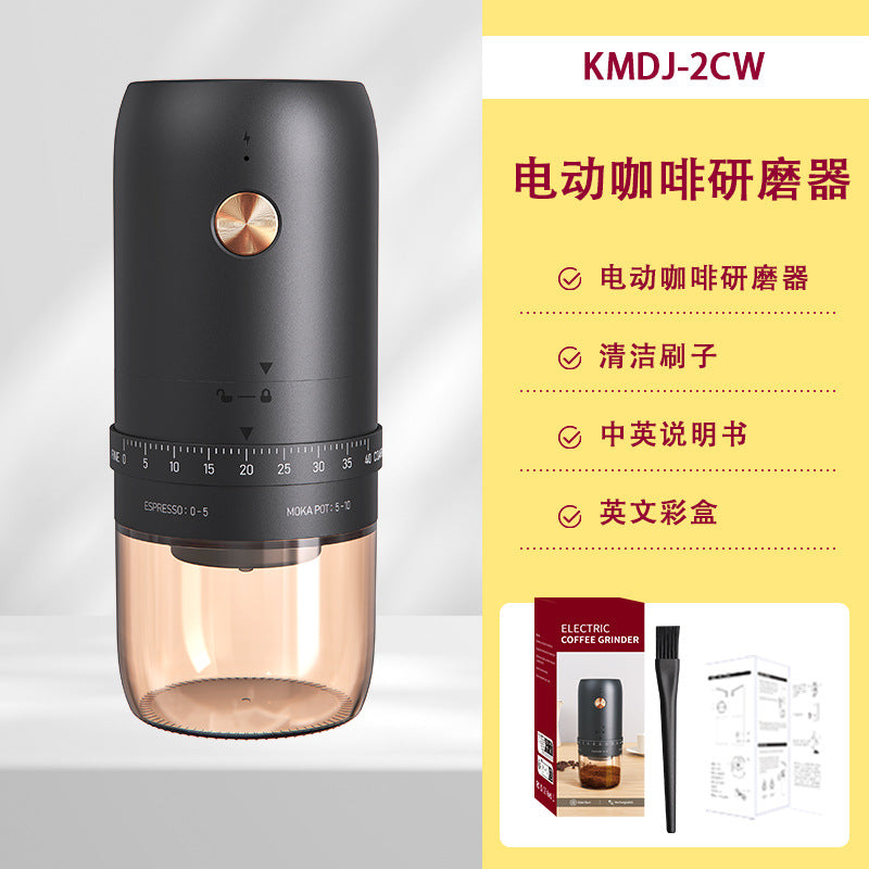 Electric Coffee Grinder | Portable Burr Mill USB Rechargeable