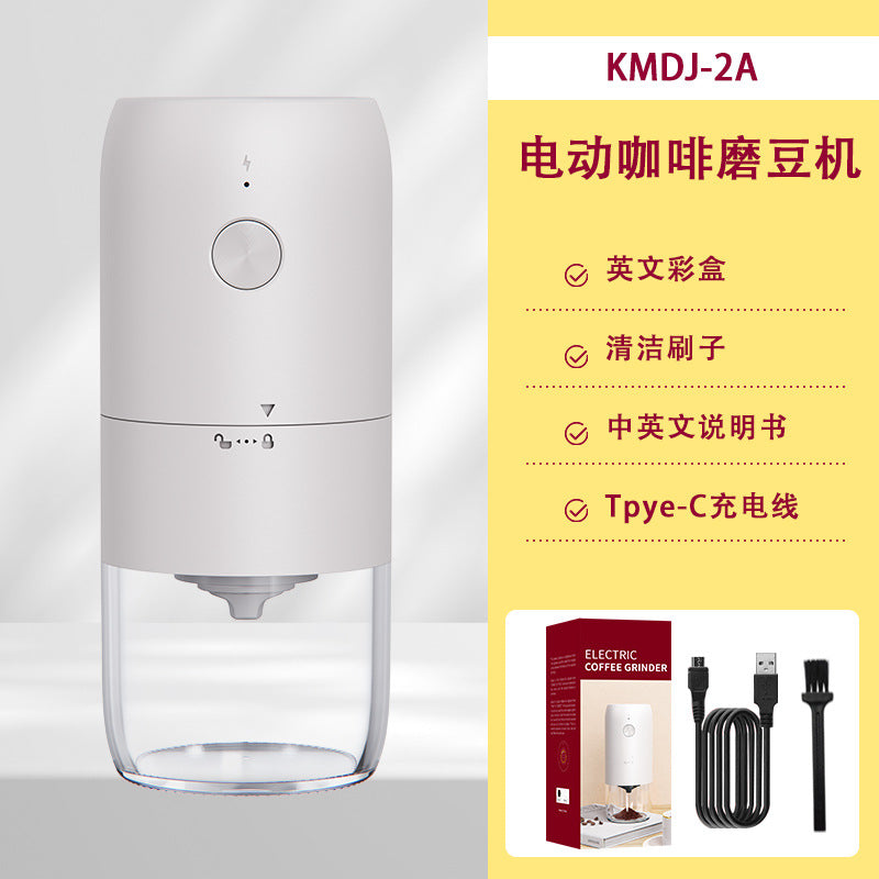 Electric Coffee Grinder | Portable Burr Mill USB Rechargeable