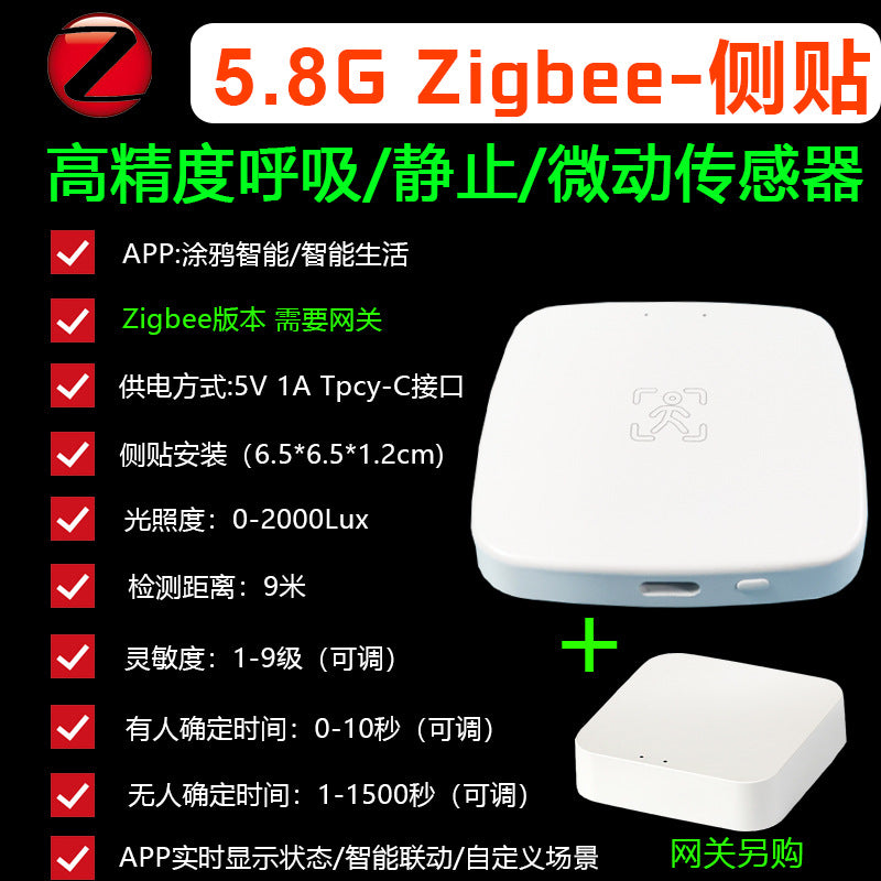 Tuya Zigbee mmWave Presence Sensor
