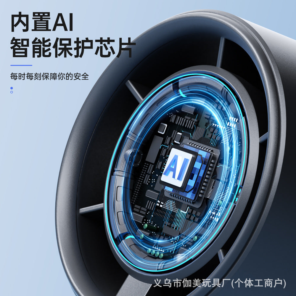 N68手持风扇100档数显迷你usb充电小风扇便携式高速风扇户外礼品