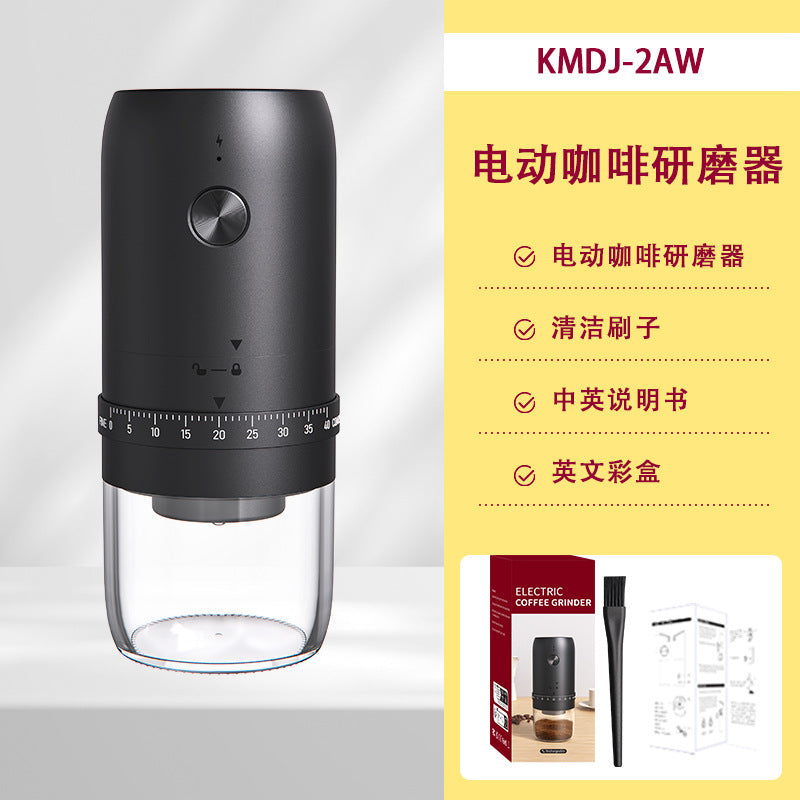 Electric Coffee Grinder | Portable Burr Mill USB Rechargeable