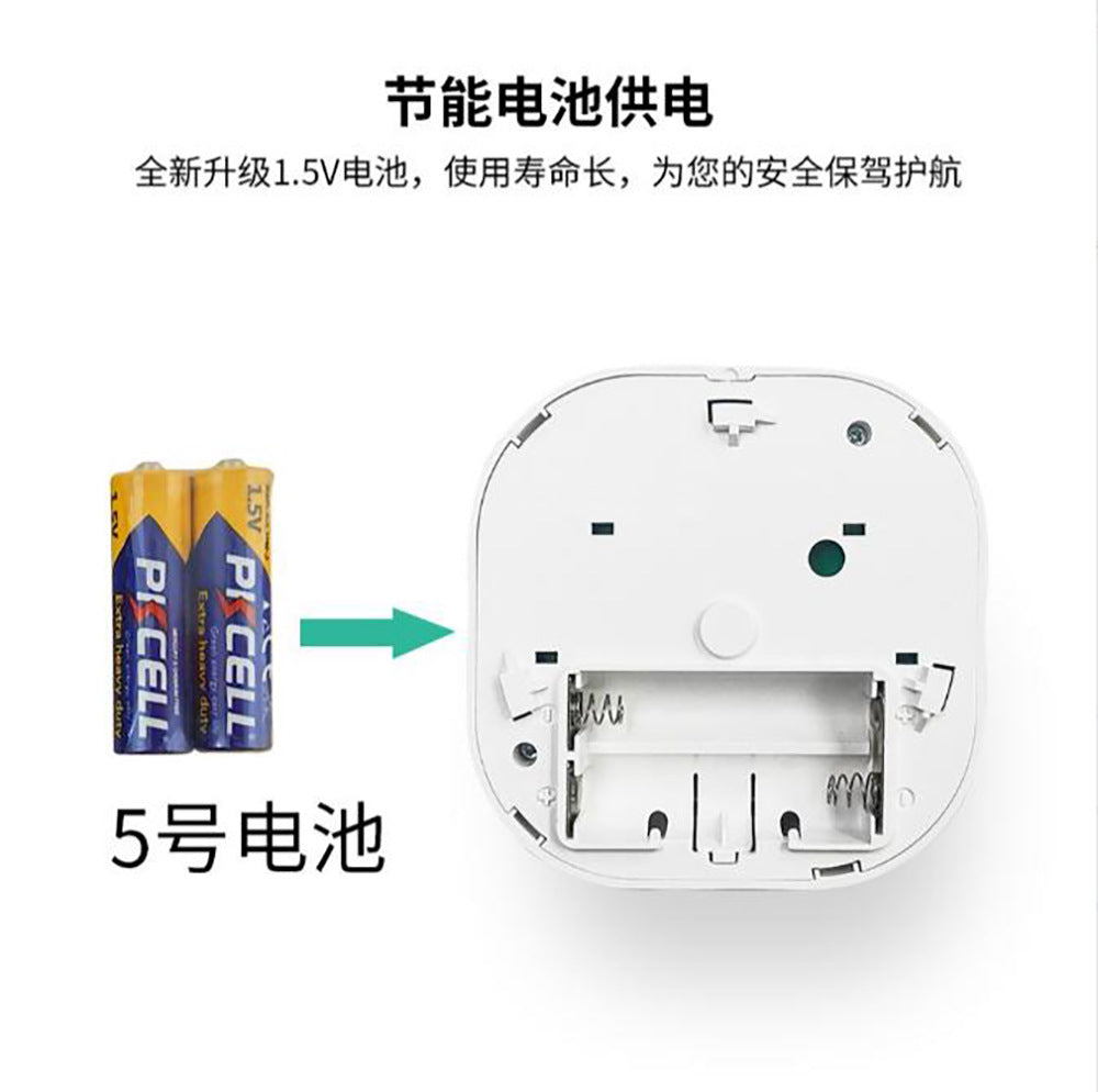 英文出口涂鸦烟感探测器WiFi zigbee家用433MHZ无线烟雾感应器