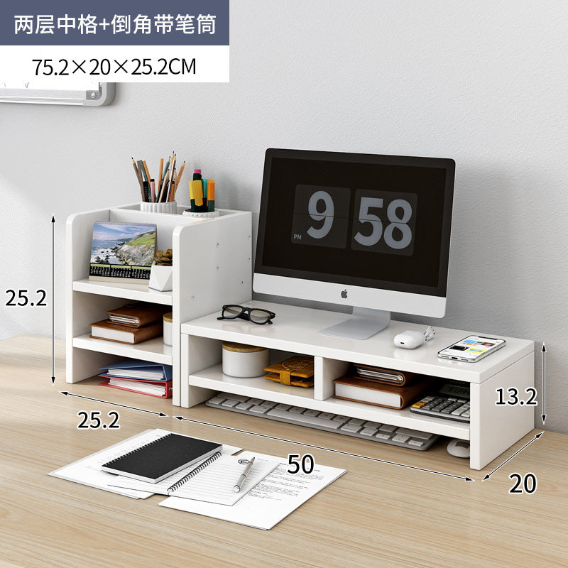 Monitor Stand Riser | Office Desk Organizer Shelf