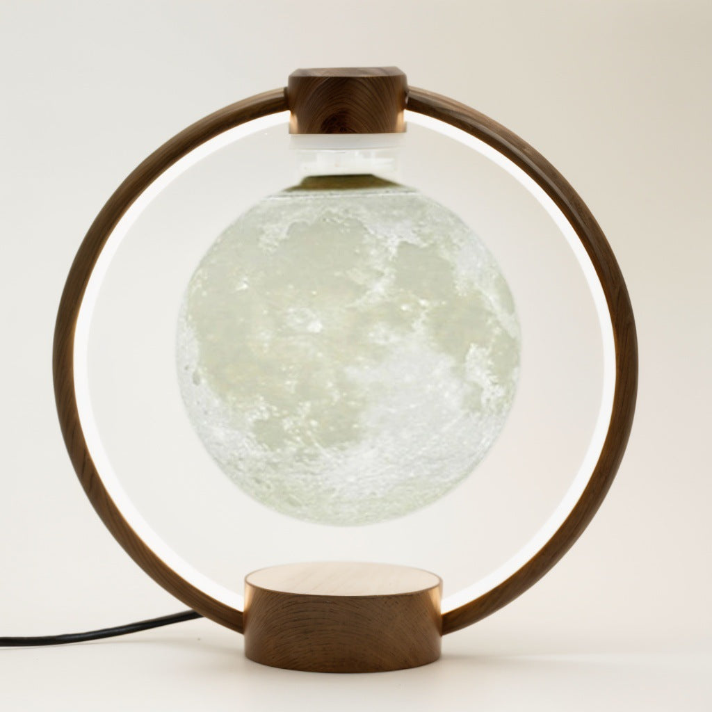 Magnetic Levitation Bluetooth Speaker | Moon Lamp Desktop Decor