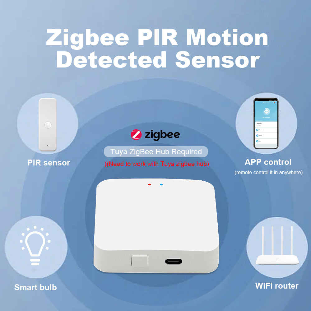 涂鸦WIFI/Zigbee红外传感器PIR人体运动传感涂鸦PIR红外报警器