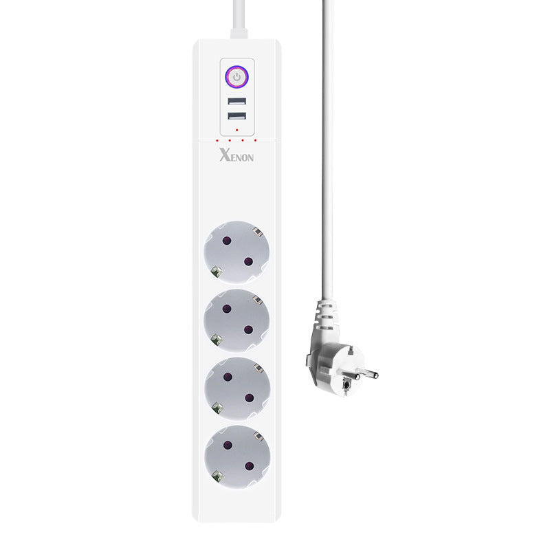 Multi-Region Smart Power Strip | Tuya WiFi Zigbee USB Timer