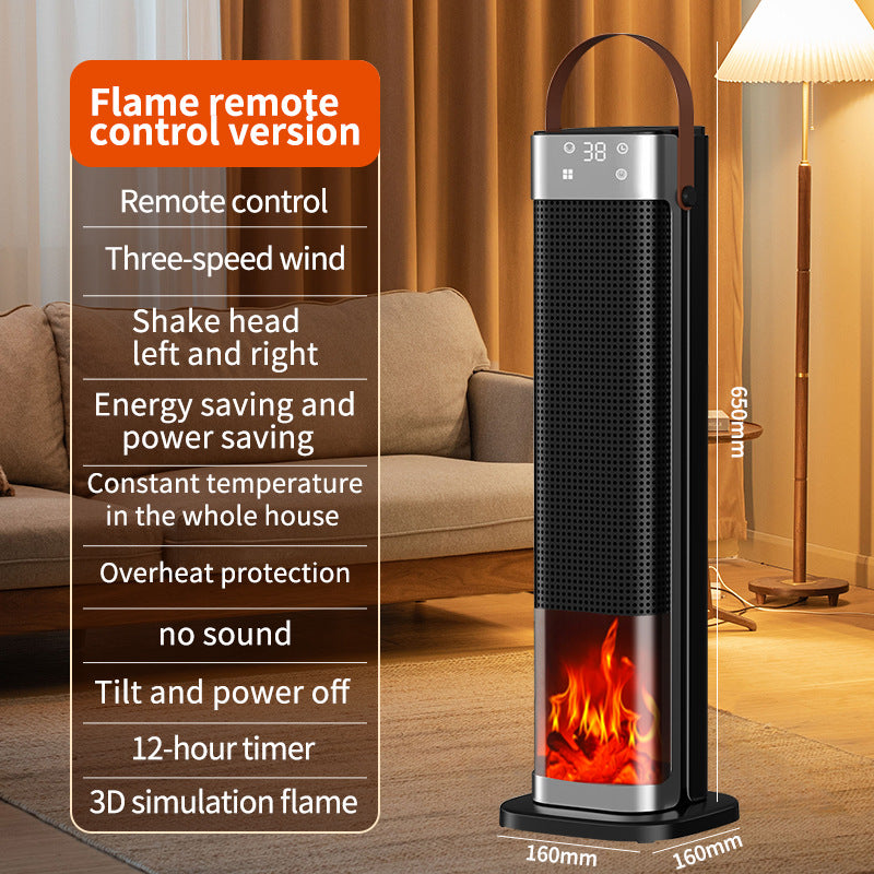Smart PTC Heater | Voice Control Flame Effect Warmer