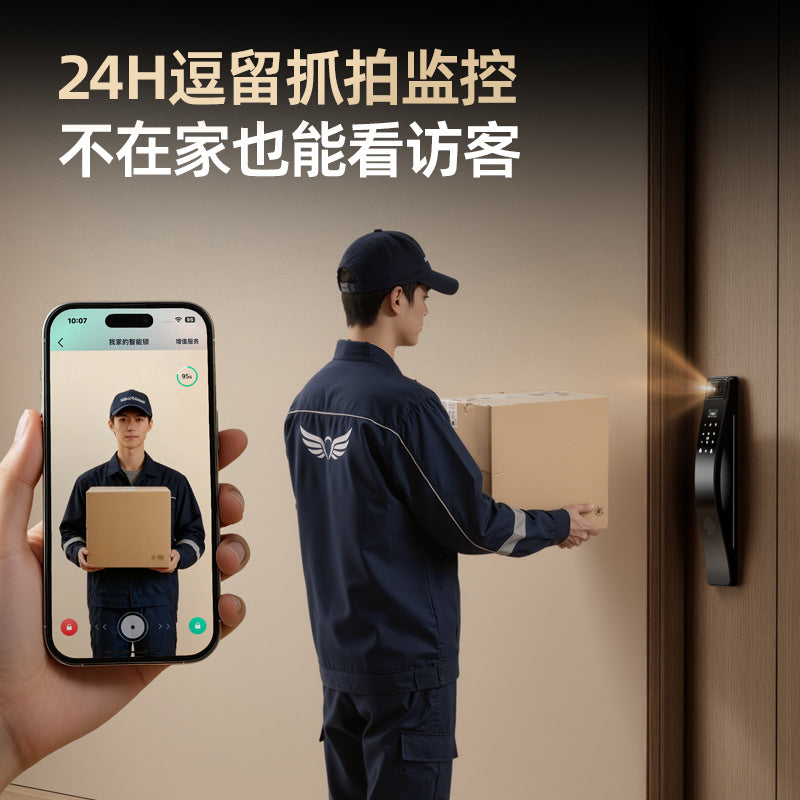 Palm Vein Smart Door Lock | 3D Face Fingerprint Tuya App