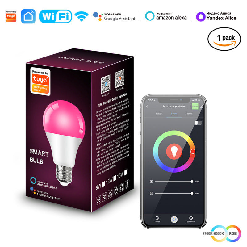 Tuya WiFi RGB Smart LED Bulb