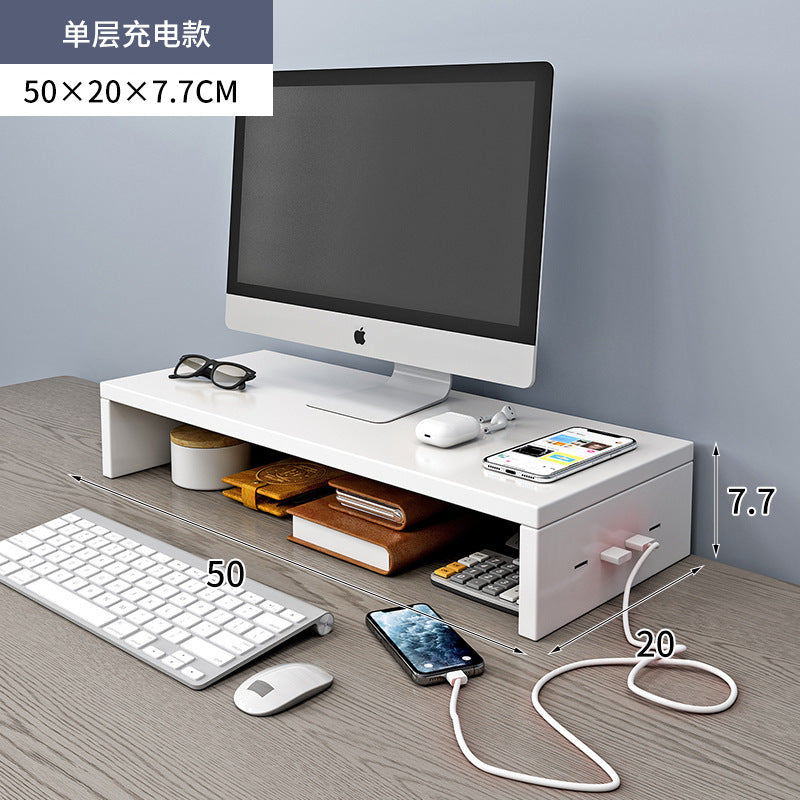 Monitor Stand Riser | Office Desk Organizer Shelf